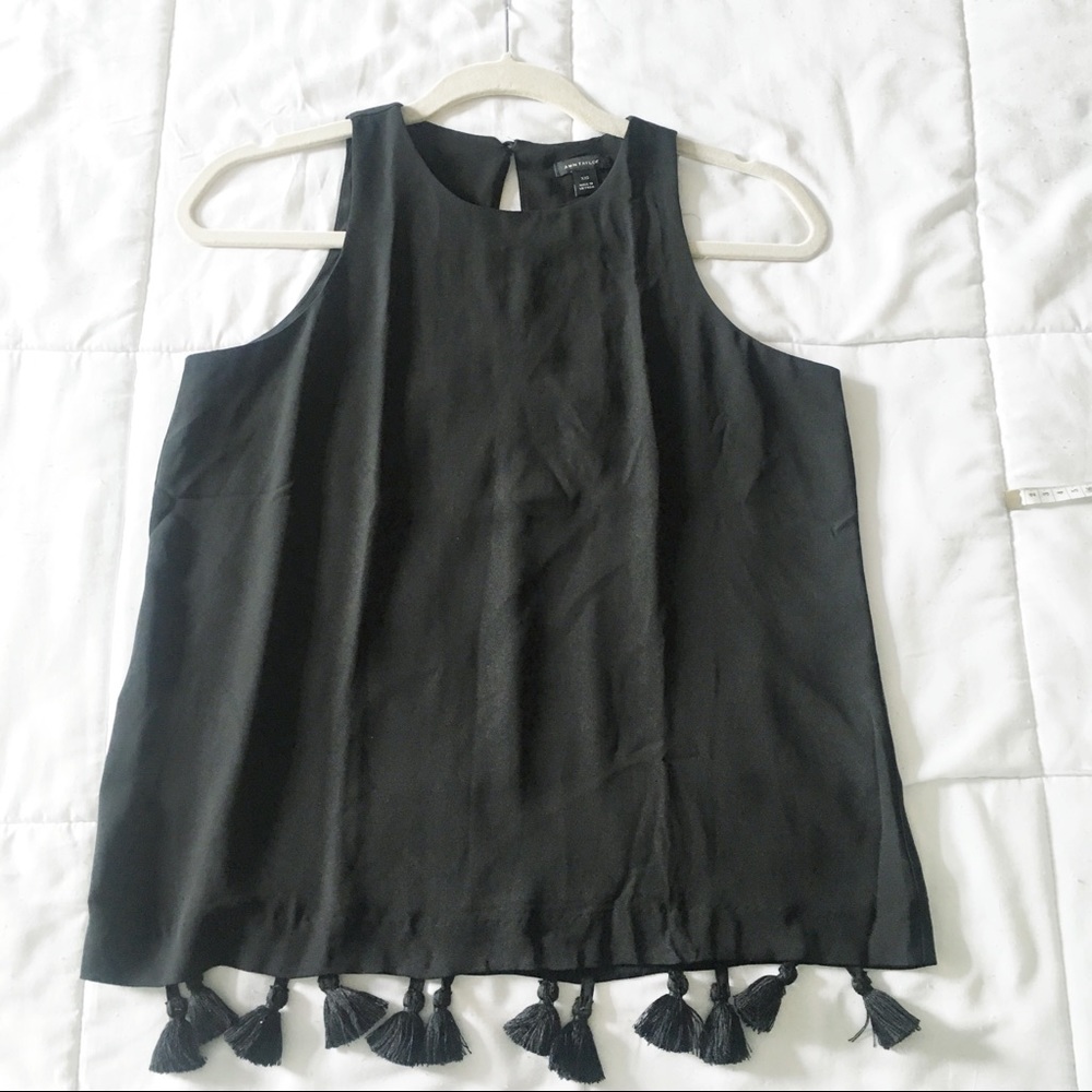 Ann Taylor black blouse size XXS